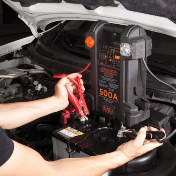 Arrancador Auxiliar Black + Decker C/compresor 500a 12v Usb - Imagen 4