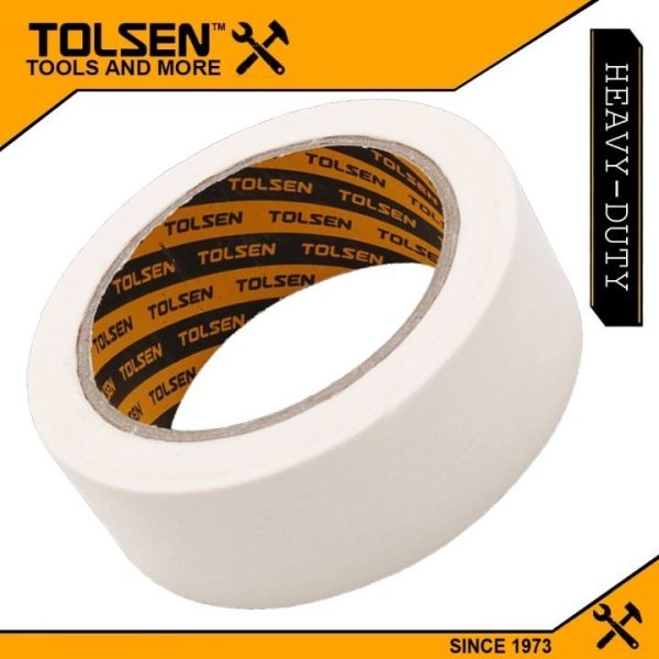 Rollo Cinta Papel Enmascarar Pintor Tolsen Ancho 18mm -50244 - Imagen 2