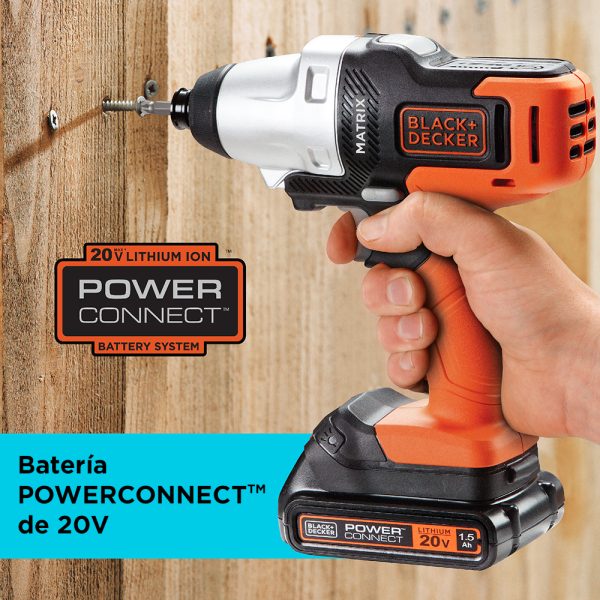 Set De Herramientas Black + Decker 6 En 1 Matrix 20v Litio - Imagen 8