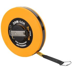 Cinta Métrica/pulgadas Fibra C/ Enrollador Tolsen 20m 35020