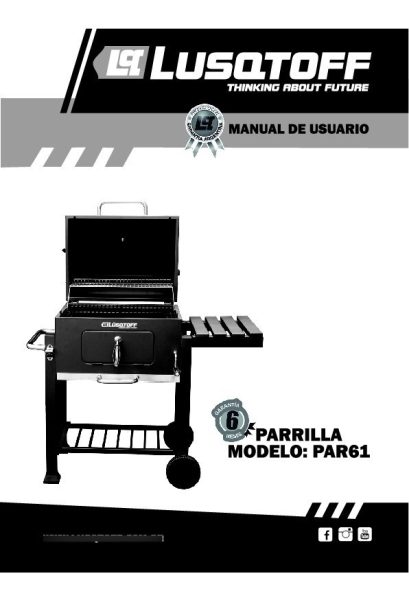 Parrilla Móvil Lüsqtoff Par-61 108cm De Ancho 114.5cm De Alt - Imagen 5