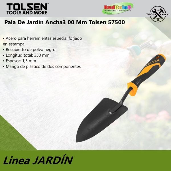 Pala De Jardín Ancha 330 Mm Tolsen 57500 - Imagen 2