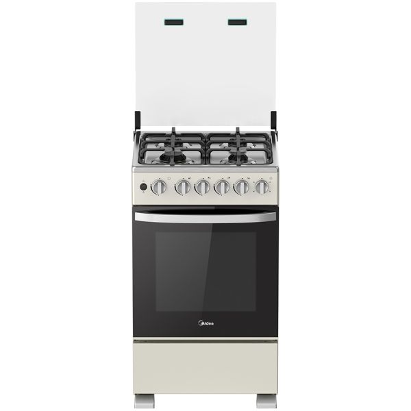 Cocina A Gas Midea Mfo20tmamges Color Gris