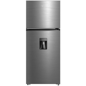 Heladera Inox Inverter 407l Midea Mdrt580mtr46w Color Gris