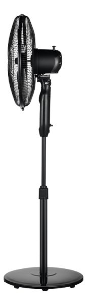 Ventilador Pie 1.30 Alto 3 Velocidades 40cm Midea Negro Diám - Imagen 2