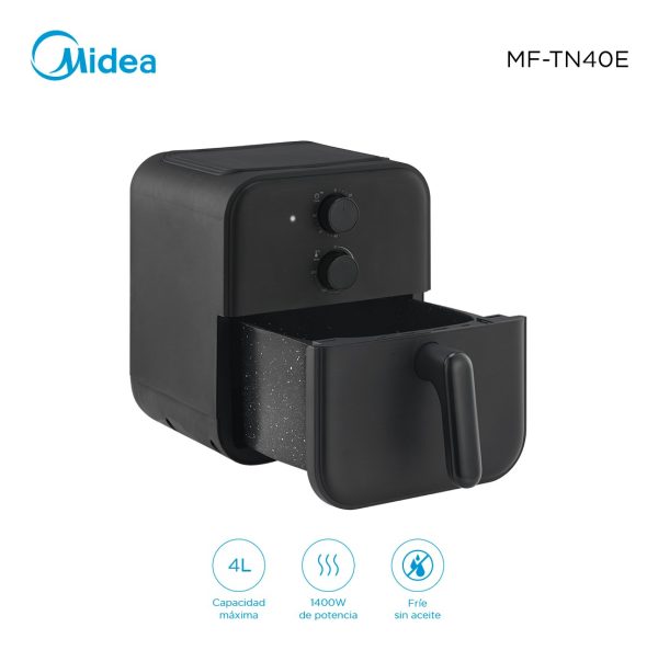Freidora Sin Aceite Midea 4l Mf-tn40e Color Negro - Imagen 6