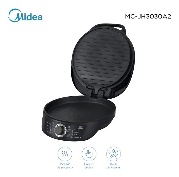 Parrilla Eléctrica Midea Mc-jh3030a2 Horno Pizzero Grill Col - Imagen 3
