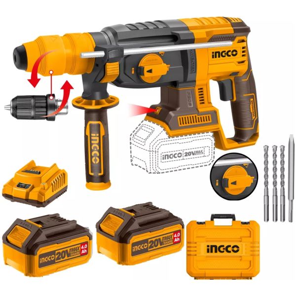 Rotomartillo 20v P20s 26mm 4 Funciones Crhli202289 -
