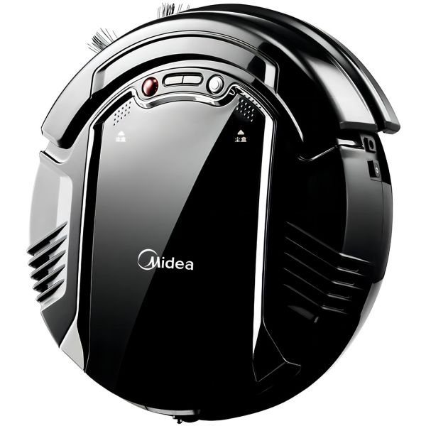 Aspiradora Robot Midea F4 Control Remoto 480 Pa Color Negro