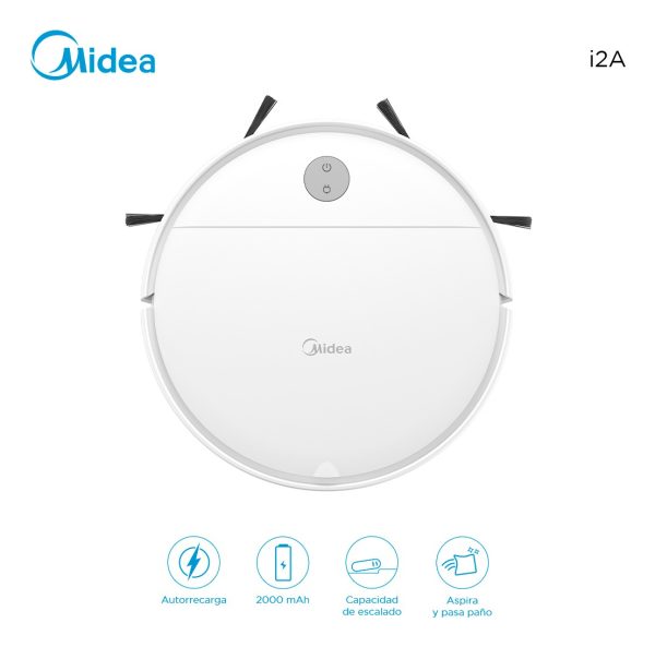 Aspiradora Y Trapeadora Robot Midea I2a Color Blanco - Imagen 3
