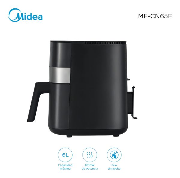 Freidora Sin Aceite Airfryer Midea Mf-cn65e 6 Lt 1700w 200oc - Imagen 8