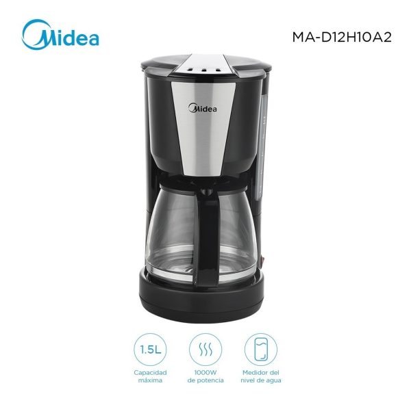 Cafetera Midea 1,5l Ma-d12h10a2 Color Negro - Imagen 2