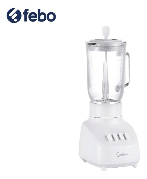 Licuadora Jarra De Vidrio Midea Mj-bl6008bww 1 Litro 600w Co - Imagen 2