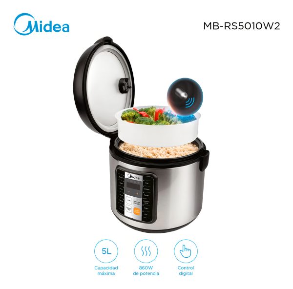 Olla Multifuncion Midea 5lts Digital Con Accesorios Dimm Col - Imagen 7