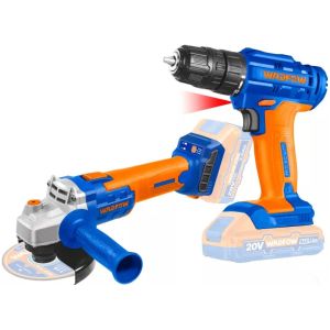 Kit Amoladora + Atornillador 20v Wadfow Wck20512