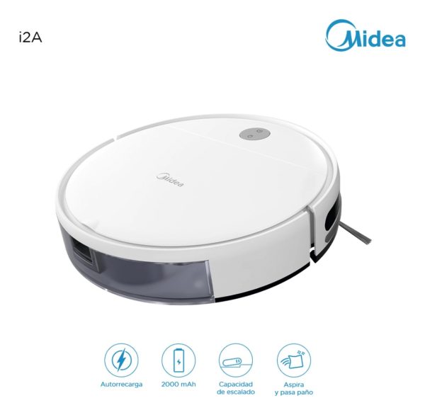 Aspiradora Y Trapeadora Robot Midea I2a Color Blanco - Imagen 4