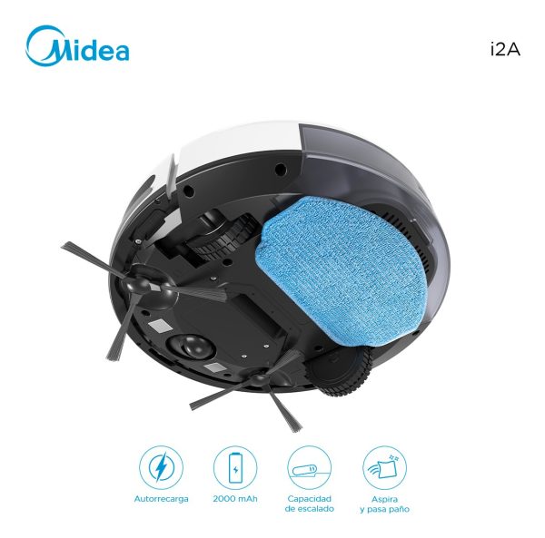 Aspiradora Y Trapeadora Robot Midea I2a Color Blanco - Imagen 7