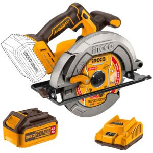 Sierra Circular Ingco 20v 185mm Bat 4ah Carg Csli18511