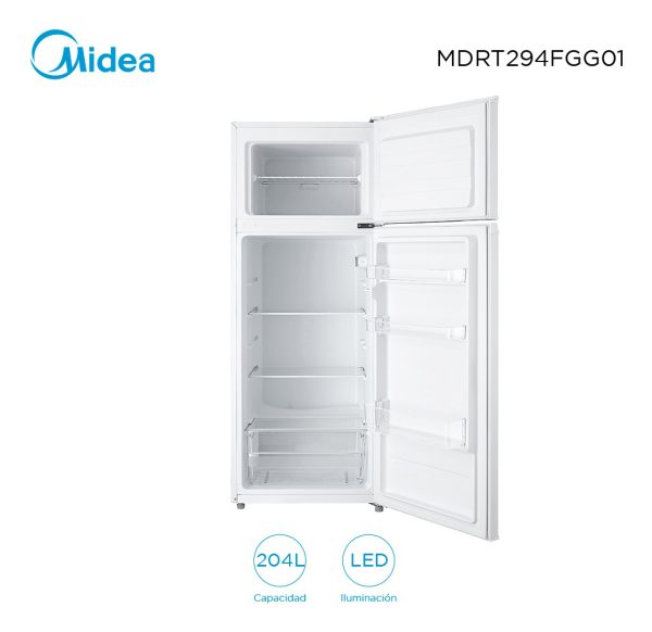 Heladera Frio Humedo Midea Mdrt294fgg01 204 Lt Efic. A Color - Imagen 3