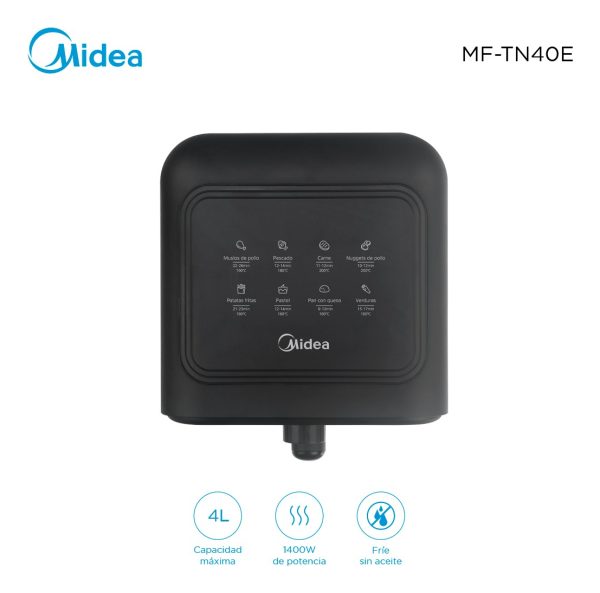 Freidora Sin Aceite Midea 4l Mf-tn40e Color Negro - Imagen 5