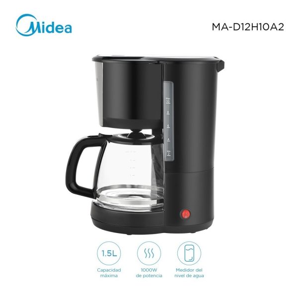 Cafetera Midea 1,5l Ma-d12h10a2 Color Negro - Imagen 3