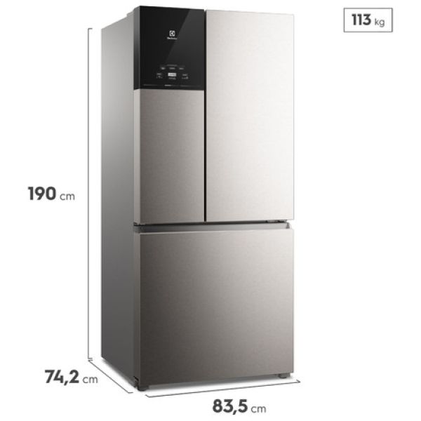 Nevecón French Door 590l Efficient Inverter Con Autosense Im - Imagen 3