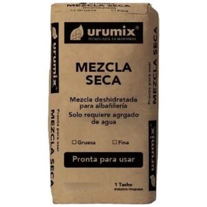 Mezcla Seca Fina Urumix - 25 Kg - Ferreteria Chaplin