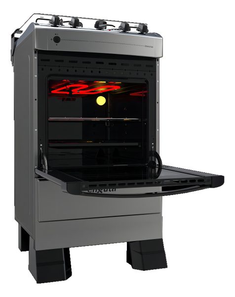 Cocina Supergas 4 Hornallas Titanio Con Termocupla Y Grill - Imagen 2