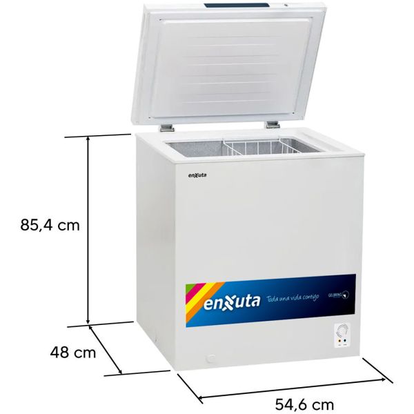 Freezer Horizontal Fhenx16100 Funcion Dual Enxuta 95 Lts Con - Imagen 4