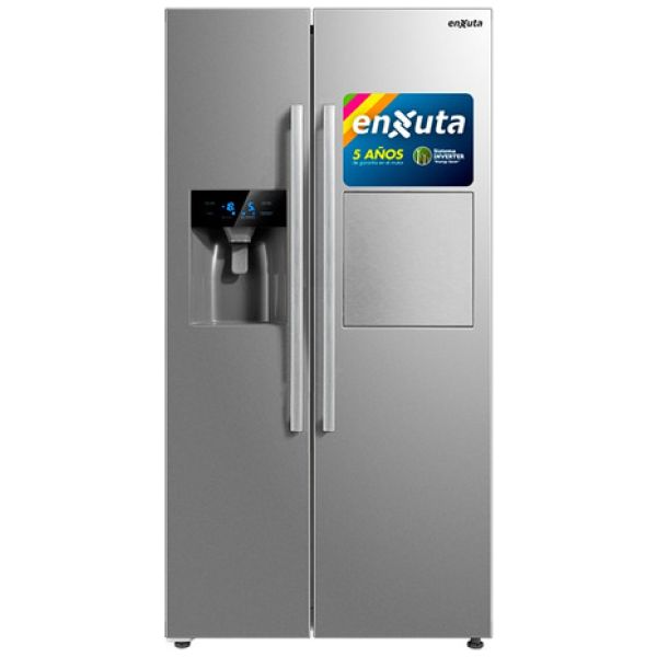 Heladera Enxuta Side By Side 490 L Inverter Panel Led