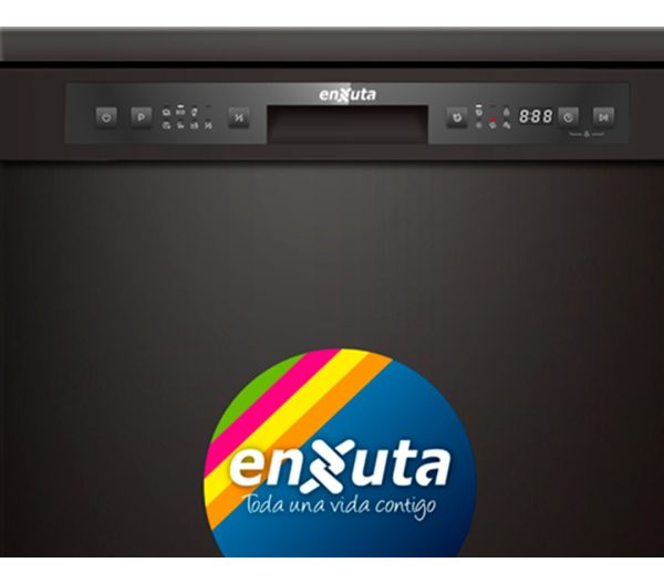 Lavavajillas Enxuta Lvenx913n 13 Cubiertos Display Led Color - Imagen 2