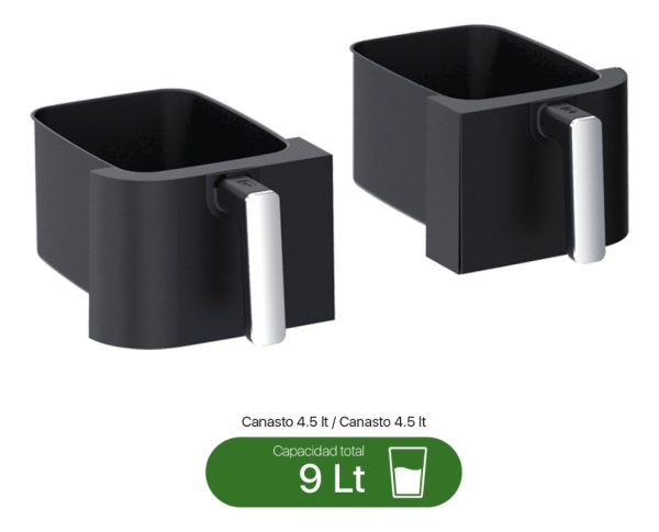 Freidora De Aire Enxuta Sdaenxfsa2222 Negra 9l 1300w 220v - Imagen 3