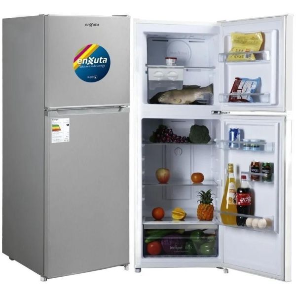 Heladera Con Freezer Enxuta Renx215nf Color Inox Con Capacid