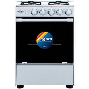 Cocina A Gas 4 Hornallas Enxuta Cenx9604w Grill Mesada Inox