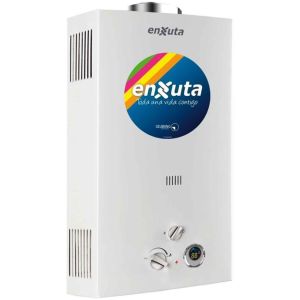 Calentador A Gas Instantaneo Enxuta Tenx16g 16 Lts Color Bla