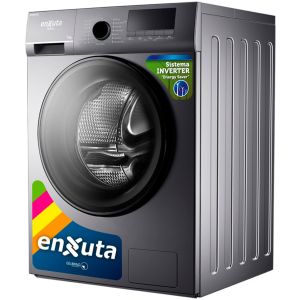 Enxuta Lenx770t Lavarropas Carga Frontal Inverter 7 Kg Color