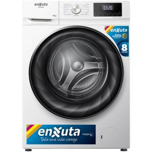 Lavarropa Enxuta 8kg Blanco Inverter Lenx1685 1400rpm