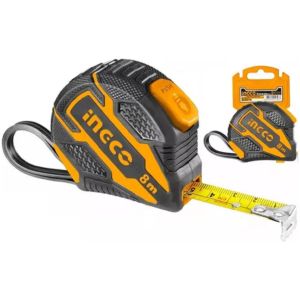 Cinta Metrica 8 M X25 Mm Autobloqueo Ingco Hsmt08825