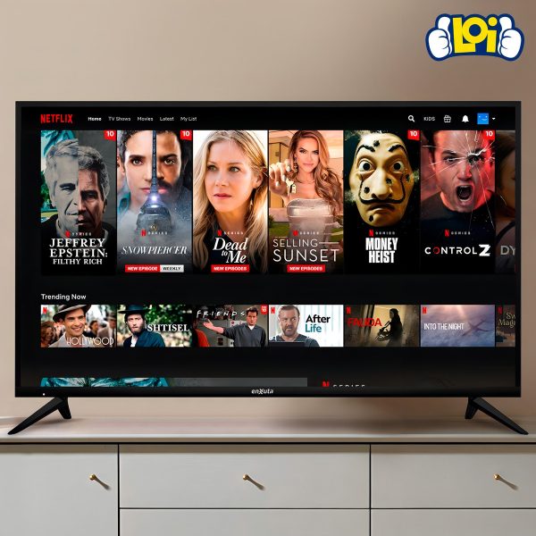 Smart Tv Enxuta Ledenx1243sdf4kl Linux 4k 43 220v Negro - Imagen 5