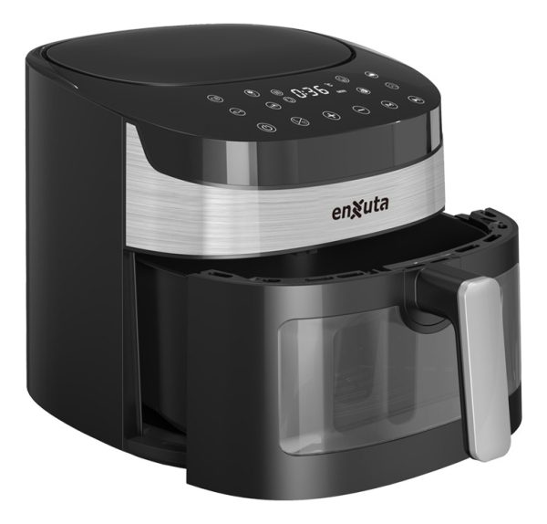 Freidora Sin Aceite Digital Enxuta 1800w Con Visor 6.5l Colo - Imagen 5