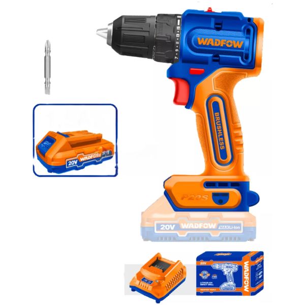 Atornillador 20v A Bat P20s Brushless C/ 1 Bat Y Carg Wadfow