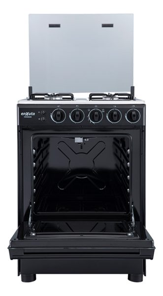 Cocina A Gas 4 Hornallas Enxuta Cenx9604n Grill Mesada Inox - Imagen 3