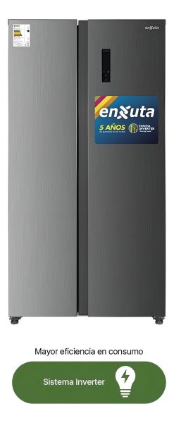 Enxuta Heladera Side By Side Inverter Renxsbs22440i Color Gr - Imagen 3