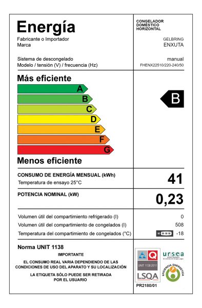 Freezer Horizontal 508 Lt Enxuta Fhenx22510 2 Canastos - Imagen 3