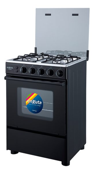 Cocina A Gas 4 Hornallas Enxuta Cenx9604n Grill Mesada Inox - Imagen 4