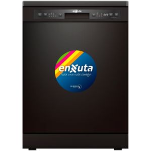 Lavavajillas Enxuta Lvenx913n 13 Cubiertos Display Led Color