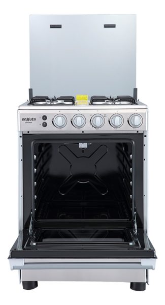 Cocina A Gas 4 Hornallas Enxuta Cenx9604i Inox Grill Superio - Imagen 3