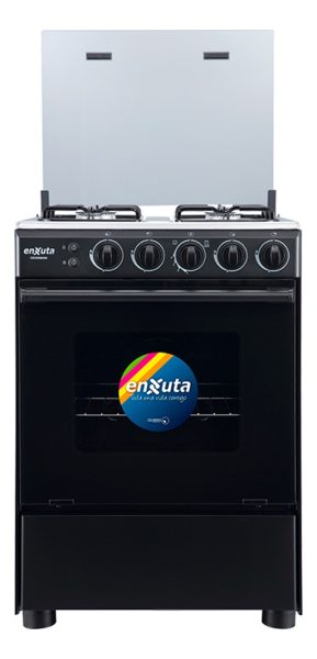 Cocina A Gas 4 Hornallas Enxuta Cenx9604n Grill Mesada Inox - Imagen 2