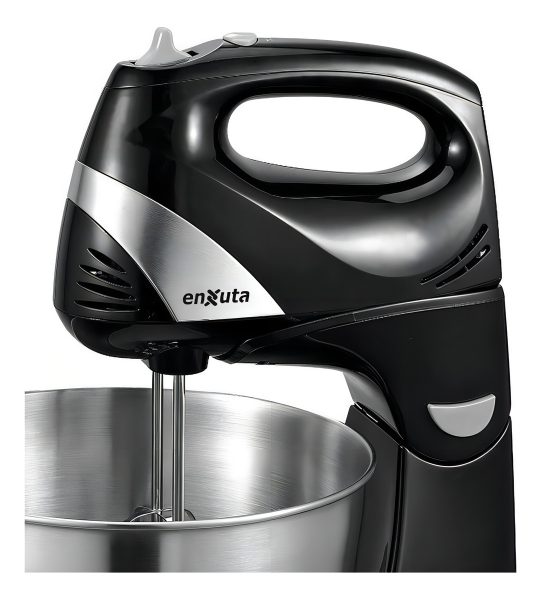 Batidora De Pie Enxuta Color Negro 5 Velocidades 300 W Frecu - Imagen 2