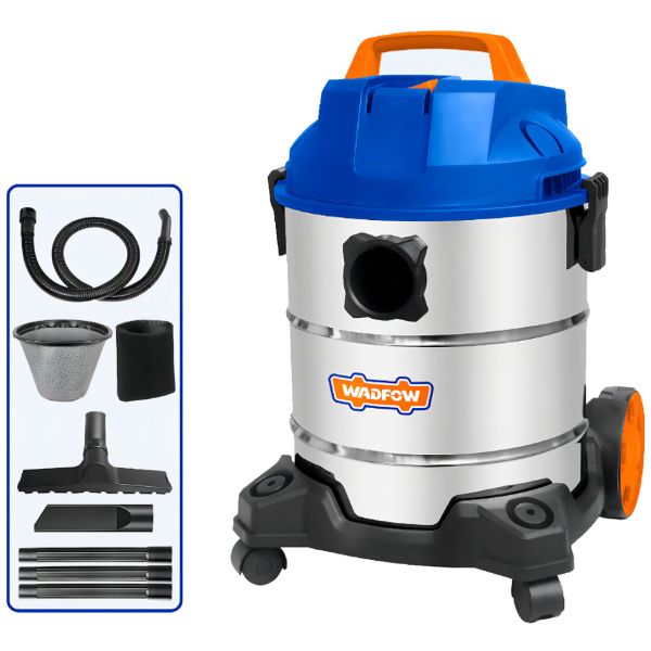 Aspiradora 20l 1200w Wadfow Seco Humedo Wvr4a20